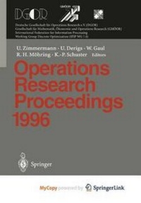 Abbildung von: Operations Research Proceedings 1996 - Springer