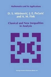 Enlarge image Cover: Classical and New Inequalities in Analysis - Springer