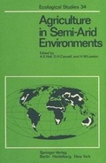 Cover: Agriculture in Semi-Arid Environments - Springer
