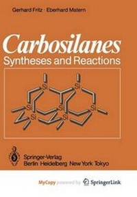 Abbildung von: Carbosilanes - Springer