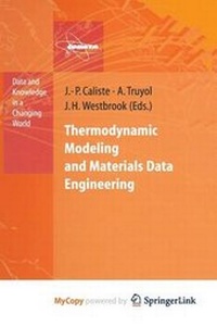 Enlarge image Cover: Thermodynamic Modeling and Materials Data Engineering - Springer