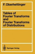 Cover: Tables of Fourier Transforms and Fourier Transforms of Distributions - Springer