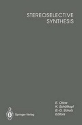 Cover: Stereoselective Synthesis - Springer