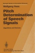 Cover: Pitch Determination of Speech Signals - Springer