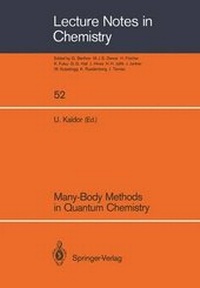 Enlarge image Cover: Many-Body Methods in Quantum Chemistry - Springer