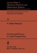 Cover: On Round-Off Errors in Linear Programming - Springer