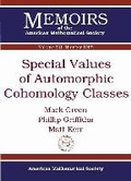 Cover: Special Values of Automorphic Cohomology Classes - American Mathematical Society
