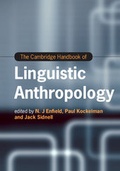 Cover: The Cambridge Handbook of Linguistic Anthropology - Cambridge University Press