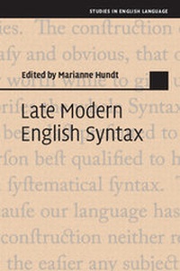 Abbildung von: Late Modern English Syntax - Cambridge University Press