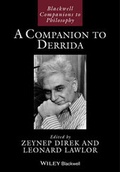 Cover: A Companion to Derrida - Wiley-Blackwell