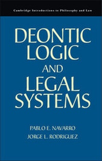 Enlarge image Cover: Deontic Logic and Legal Systems - Cambridge University Press