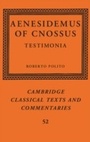 Cover: Aenesidemus of Cnossus - Cambridge University Press