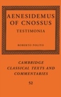 Cover: Aenesidemus of Cnossus - Cambridge University Press