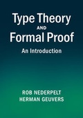 Cover: Type Theory and Formal Proof - Cambridge University Press