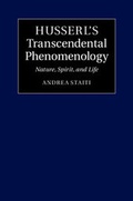 Cover: Husserl's Transcendental Phenomenology - Cambridge University Press
