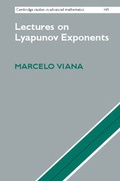 Cover: Lectures on Lyapunov Exponents - Cambridge University Press