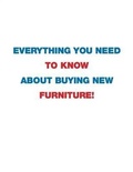 Cover: Everything You Need To Know About Buying New Furniture! - BOOKBABY
