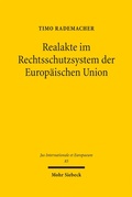 Cover: Realakte im Rechtsschutzsystem der Europ&auml;ischen Union - Mohr Siebeck