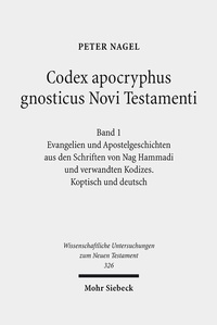 Abbildung von: Codex apocryphus gnosticus Novi Testamenti - Mohr Siebeck