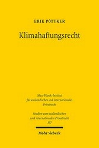 Abbildung von: Klimahaftungsrecht - Mohr Siebeck