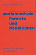 Cover: Mathematische Formeln und Definitionen - Oldenbourg Schulbuchverlag