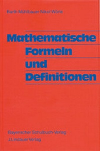 Enlarge image Cover: Mathematische Formeln und Definitionen - Oldenbourg Schulbuchverlag