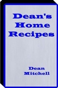 Cover: Deans Home Recipes - BOOKBABY