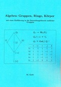 Cover: Algebra: Gruppen, Ringe, K&ouml;rper - edition delkhofen