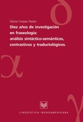 Cover: Diez a&ntilde;os de investigaciones en fraseolog&iacute;a - Iberoamericana Editorial Vervuert