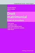 Cover: Commentaire pratique Droit matrimonial - Helbing & Lichtenhahn