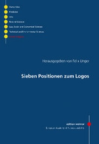 Enlarge image Cover: Sieben Positionen zum Logos - VDG Weimar - Verlag und Datenbank für Geisteswissenschaften