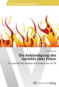 Cover: Die Ankuendigung des Gerichts ueber Edom - AV Akademikerverlag
