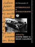 Cover: Anthropology and Autobiography - Routledge