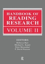 Cover: Handbook of Reading Research, Volume II - Routledge