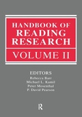 Cover: Handbook of Reading Research, Volume II - Routledge