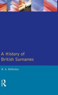 Cover: A History of British Surnames - Routledge
