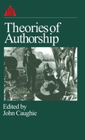 Cover: Theories of Authorship - Routledge