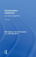 Cover: Construction Contracts - Routledge