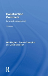 Enlarge image Cover: Construction Contracts - Routledge