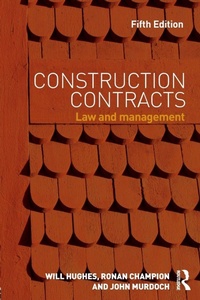 Enlarge image Cover: Construction Contracts - Routledge