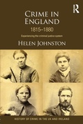 Cover: Crime in England 1815-1880 - Willan Publishing