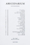 Cover: Abecedarium Zur Peripherie - Ruby Press