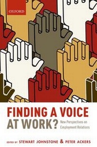 Enlarge image Cover: Finding a Voice at Work? - Oxford University Press