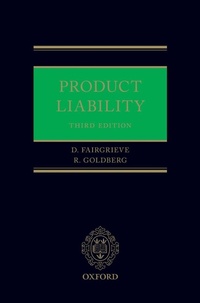 Enlarge image Cover: Product Liability - Oxford University Press