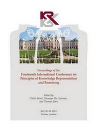 Enlarge image Cover: Proceedings, Fourteenth International Conference on Principles of Knowledge Representation and Reasoning - AAAI