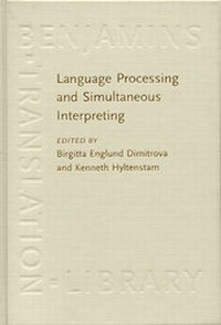 Enlarge image Cover: Language Processing and Simultaneous Interpreting - John Benjamins Publishing Co
