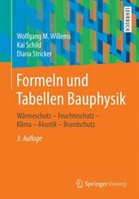 Enlarge image Cover: Formeln und Tabellen Bauphysik - Springer Vieweg