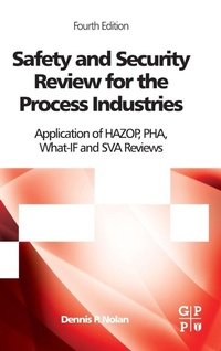 Enlarge image Cover: Safety and Security Review for the Process Industries - Gulf Publishing Company