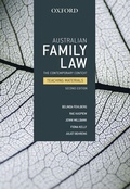 Cover: Australian Family Law - OUP Australia and New Zealand