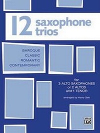 Enlarge image Cover: Twelve Saxophone Trios - Warner Bros. Publications Inc.,U.S.
